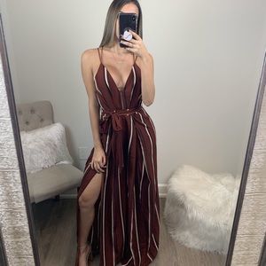 Stripped jumpsuit